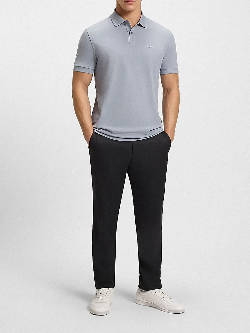 Faux-Leather Trainer Sneakers