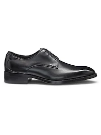 Burnished-Leather Derby Shoes