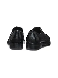 Burnished-Leather Derby Shoes