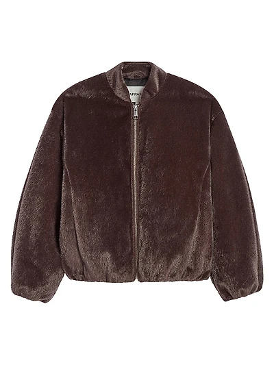 Maris Faux Fur Bomber Jacket