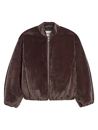 Maris Faux Fur Bomber Jacket
