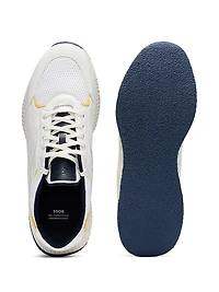 Porsche x BOSS Perforated-Leather Trainers Sneakers