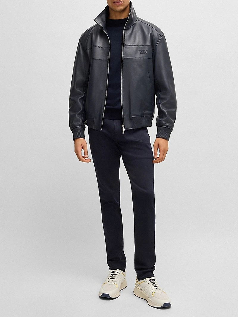 Porsche x BOSS Perforated-Leather Trainers Sneakers