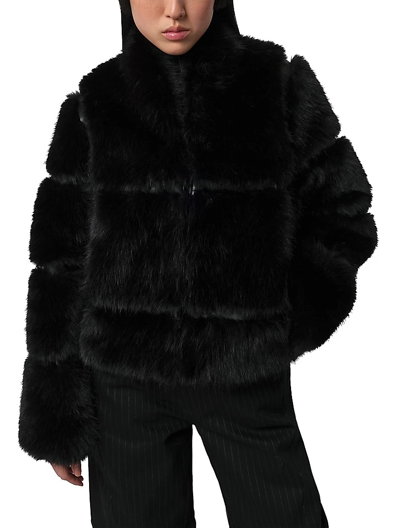 Sai Faux-Sable Fur Coat