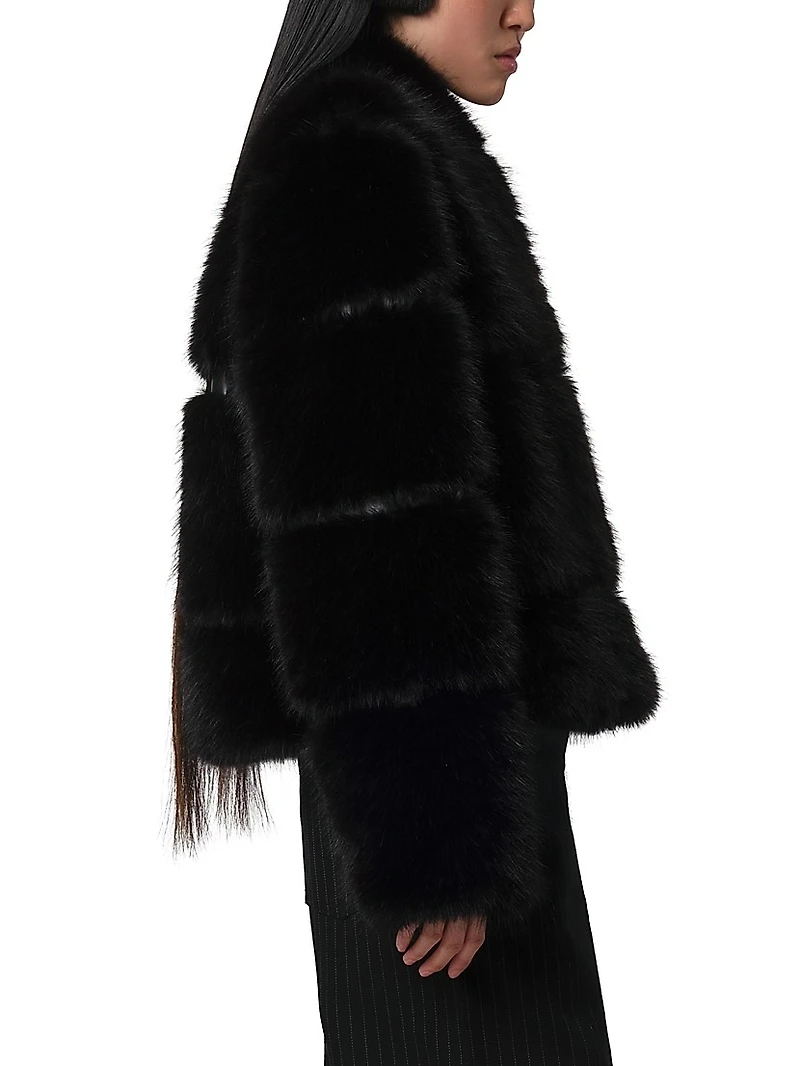 Sai Faux-Sable Fur Coat