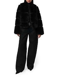 Sai Faux-Sable Fur Coat
