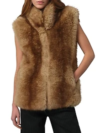 Laila Faux Fur Vest