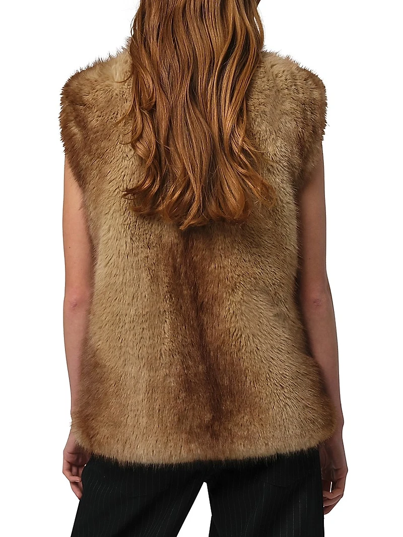 Laila Faux Fur Vest