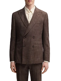 Two-Piece Suit Patterned Tweed