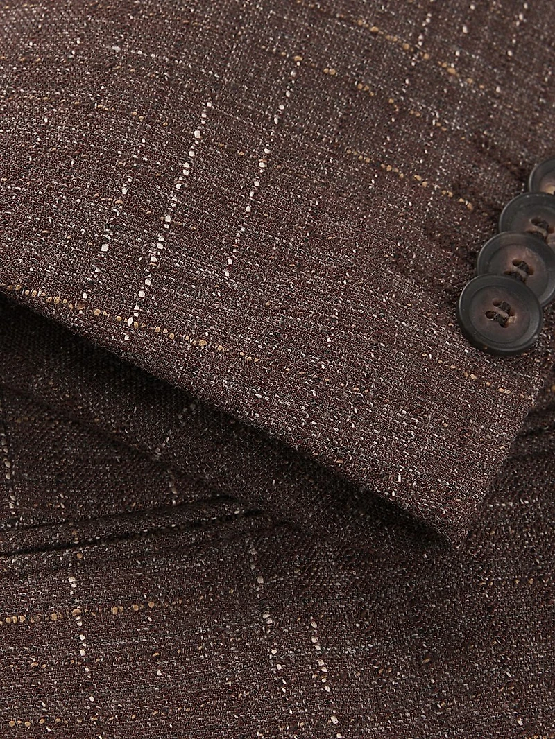 Two-Piece Suit Patterned Tweed