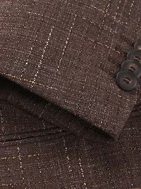 Two-Piece Suit Patterned Tweed