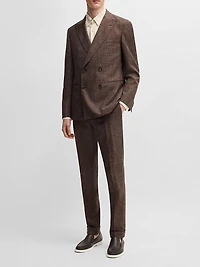 Two-Piece Suit Patterned Tweed