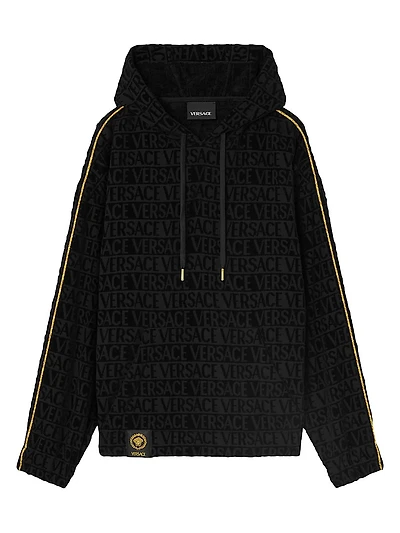 Cotton Terry Logo Hoodie