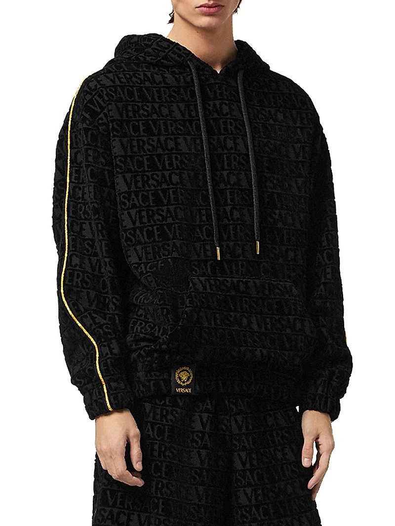 Cotton Terry Logo Hoodie