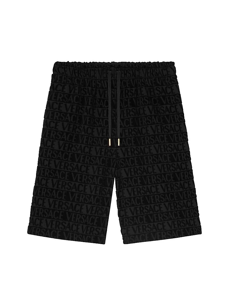 Cotton Terry Logo Shorts