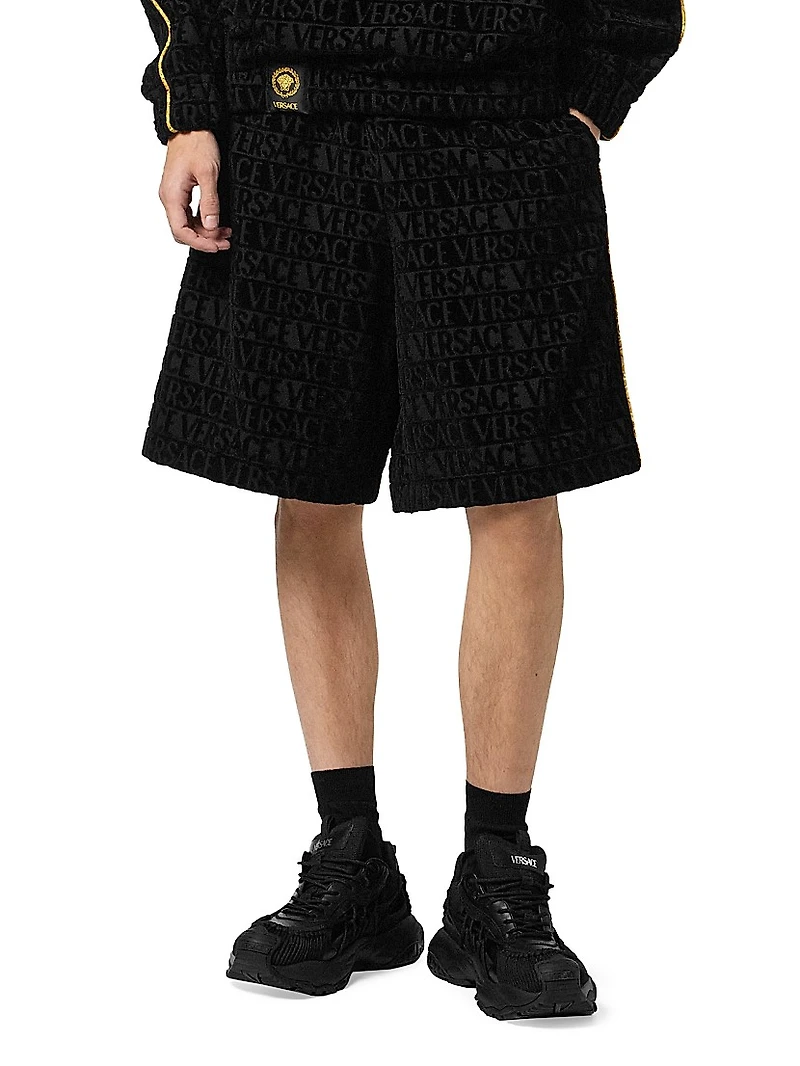 Cotton Terry Logo Shorts