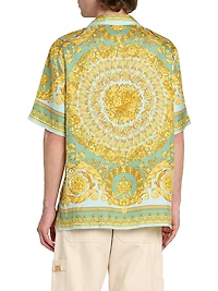 Barocco 92 Print Silk Shirt