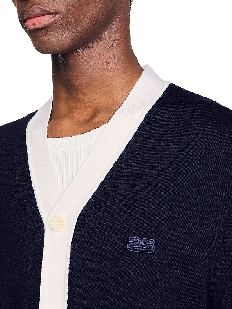 Cardigan with Patches