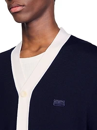 Cardigan with Patches