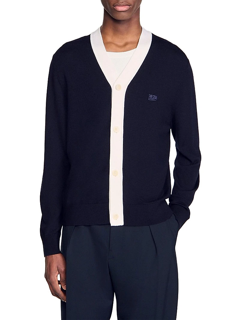 Cardigan with Patches