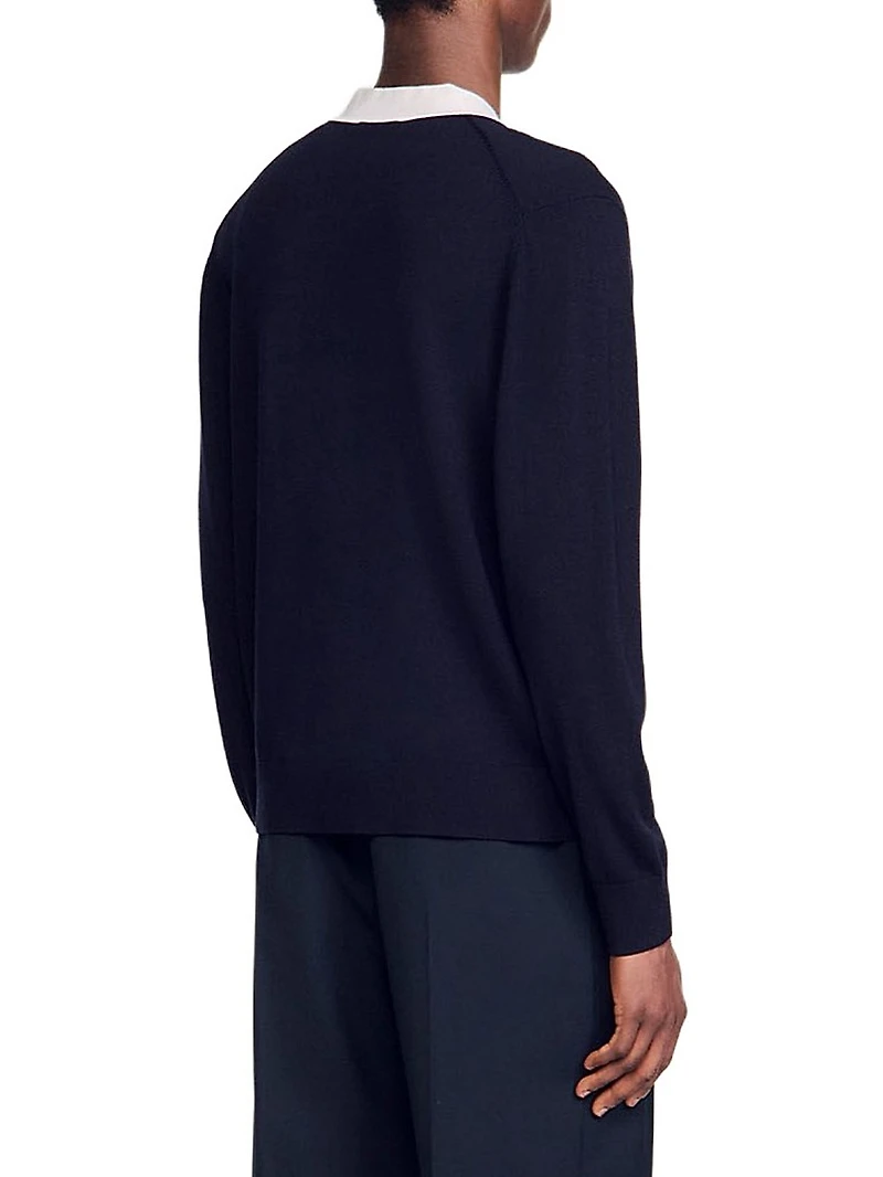 Cardigan with Patches