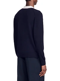 Cardigan with Patches