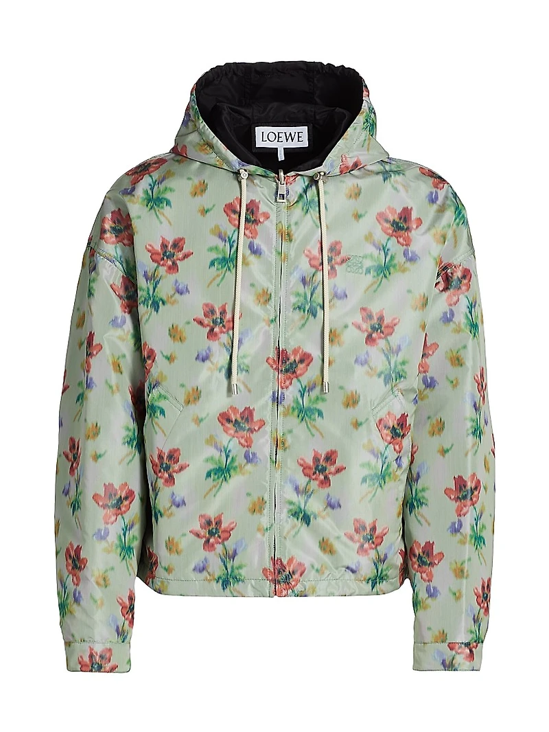 Floral Hooded Jacket