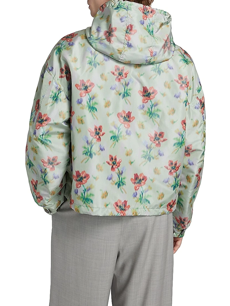 Floral Hooded Jacket
