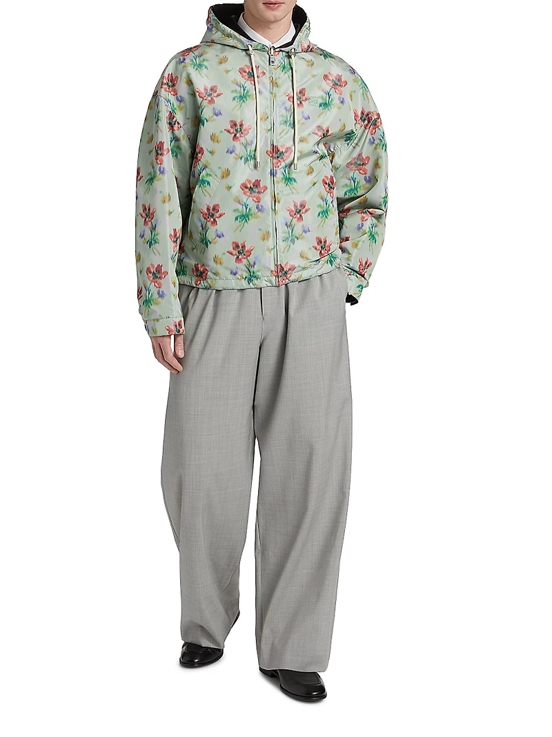 Floral Hooded Jacket