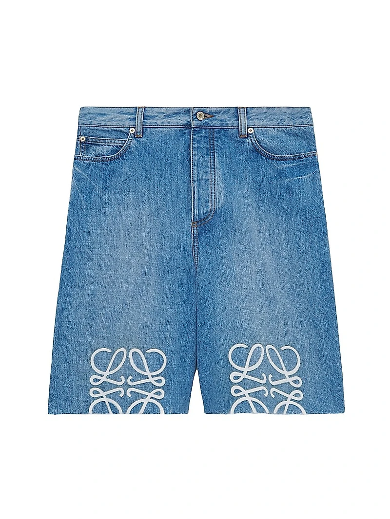 Anagram Denim Shorts