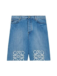 Anagram Denim Shorts