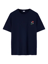 Floral Embroidered T-Shirt