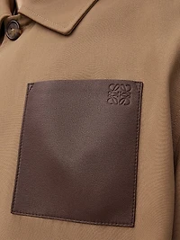 Workwear Cotton-Leather Jacket