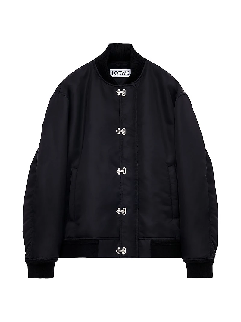 Drop-Shoulder Bomber Jacket