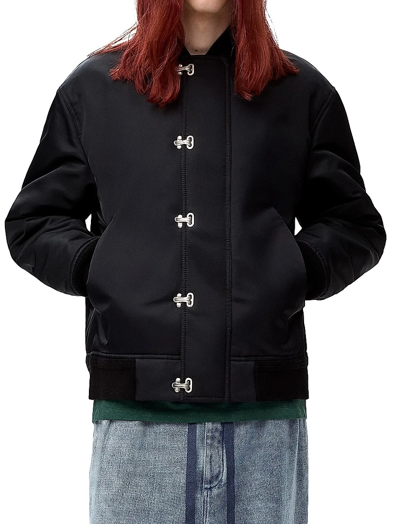 Drop-Shoulder Bomber Jacket