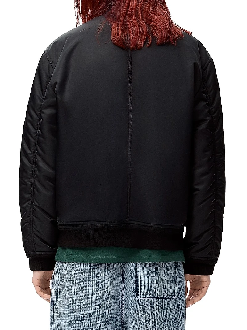 Drop-Shoulder Bomber Jacket