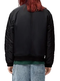 Drop-Shoulder Bomber Jacket