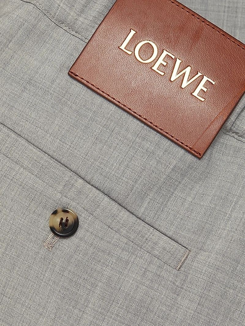 Drawstring Wool-Blend Trousers
