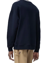 V-Neck Trompe L'oeil Sweatshirt
