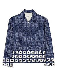 Jacket with Floral Motif