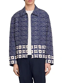 Jacket with Floral Motif