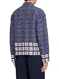 Jacket with Floral Motif