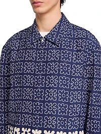 Jacket with Floral Motif