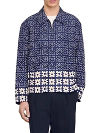 Jacket with Floral Motif