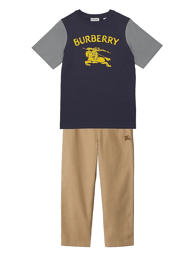 Little Boy's & Equestrian Knight Design T-Shirt