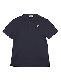 Little Boy's & Bear Piqué Polo Shirt