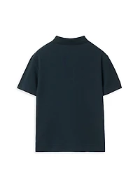 Little Boy's & Bear Piqué Polo Shirt
