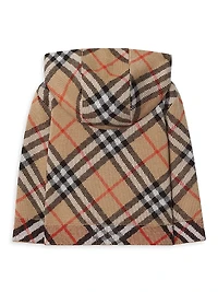 Baby's, Little Kid's & Check Wool Zip Hoodie