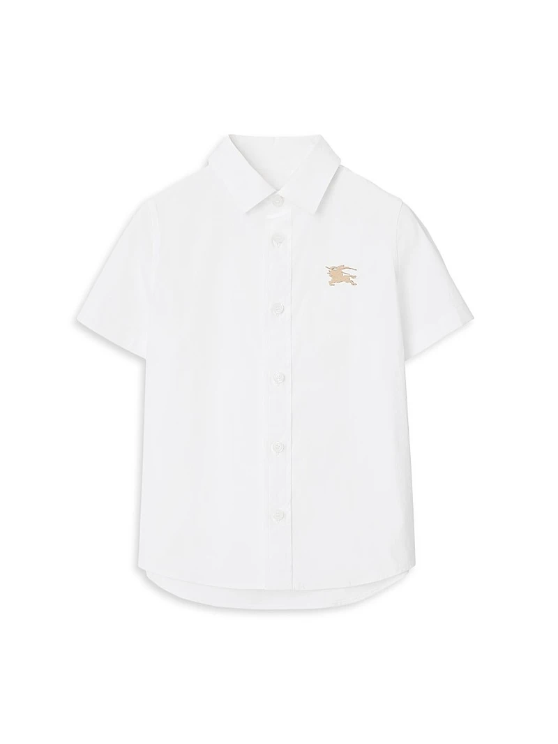 Baby Boy's, Little Boy's & Stretch Cotton Short-Sleeve Shirt