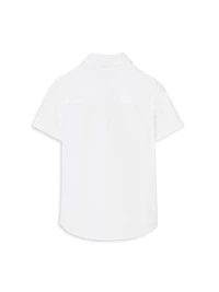 Baby Boy's, Little Boy's & Stretch Cotton Short-Sleeve Shirt